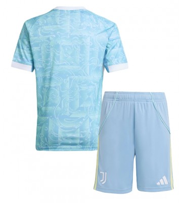 Juventus Udebanetrøje Børn 2025-26 Kortærmet (+ Korte bukser)